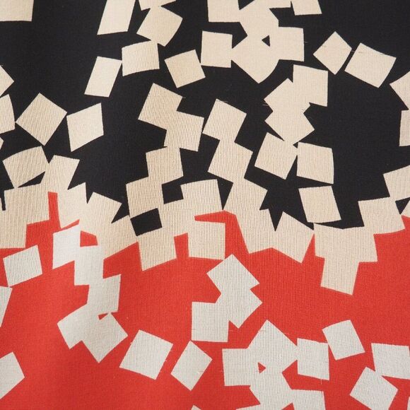 !! Diane Von Furstenberg Silk Robyn Top Blouse sz P - Picture 5 of 7